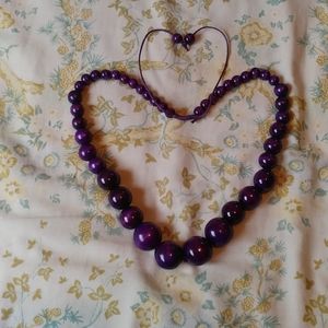Purple necklace